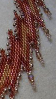Detail of Beaded Bargello Necklace